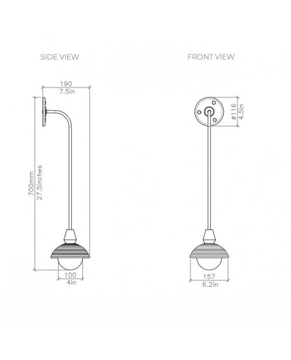 Bert Frank Eos Drop Wall Lamp